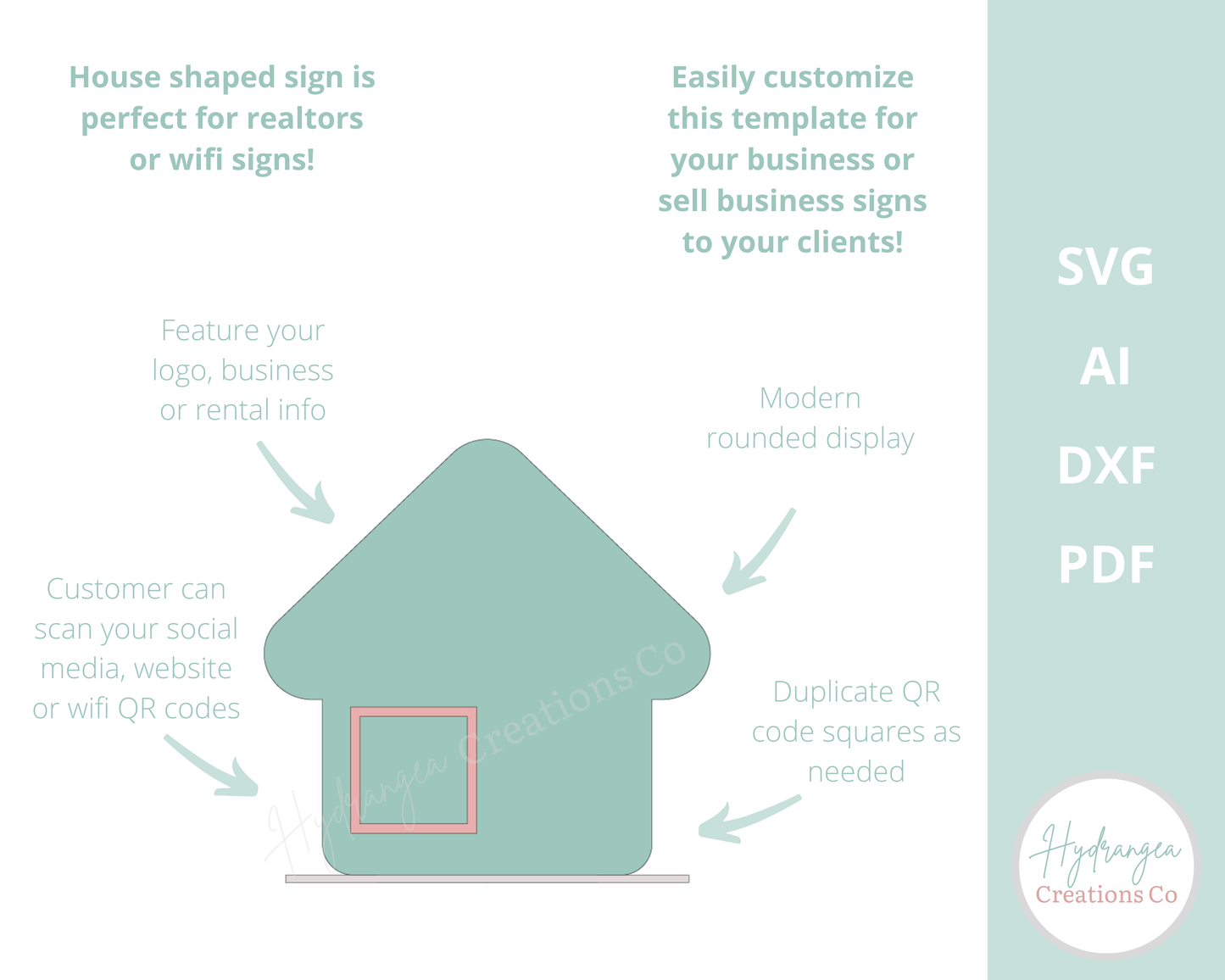 Realtor House Sign | Laser Cut SVG File