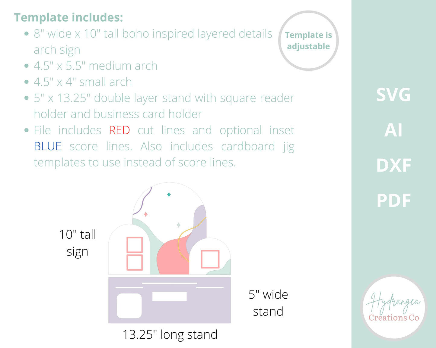 Square Reader Dock Laser File SVG | Market Craft Show Display | Scan to Pay QR Code Social Media Payment Sign | Business Card Holder Station