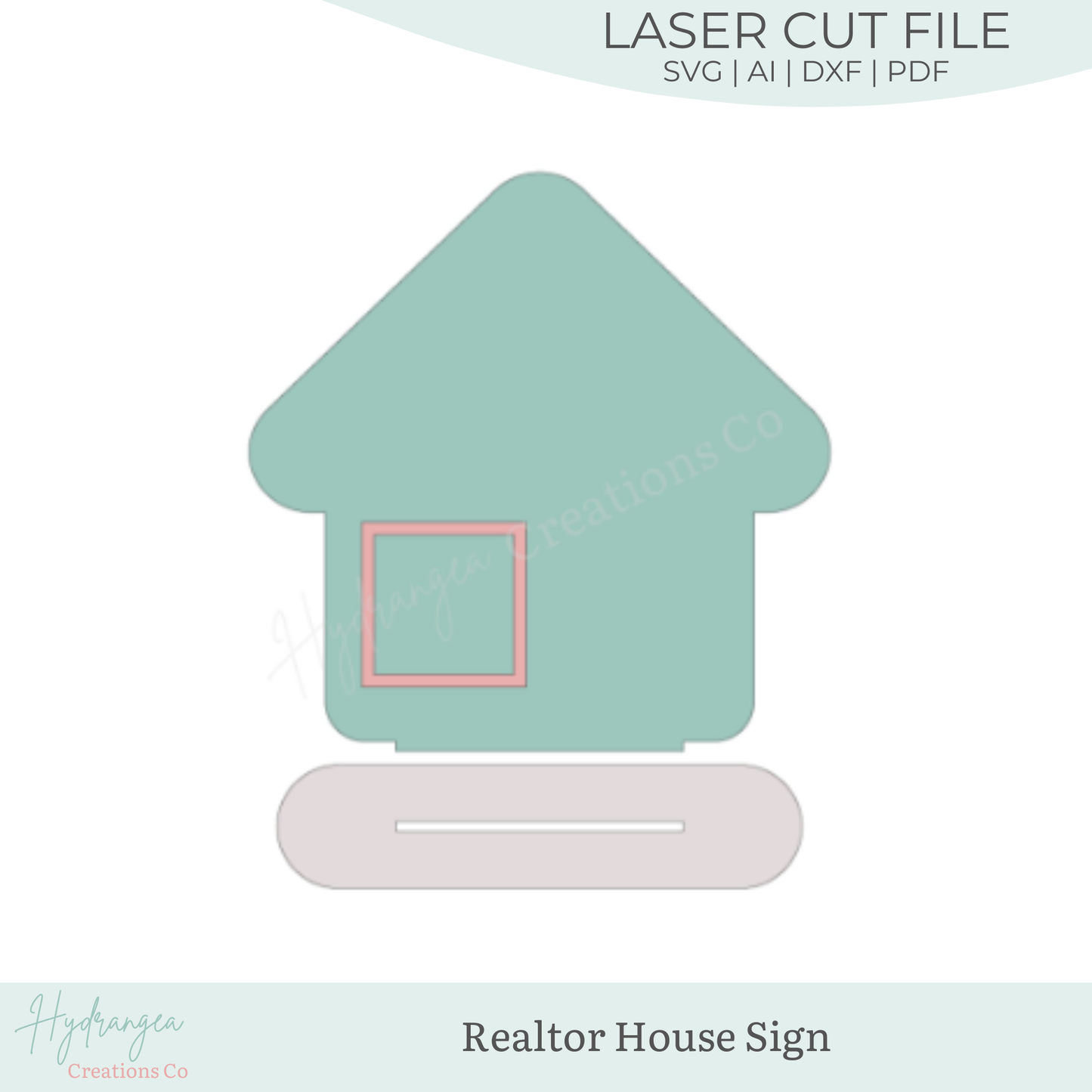Realtor House Sign | Laser Cut SVG File