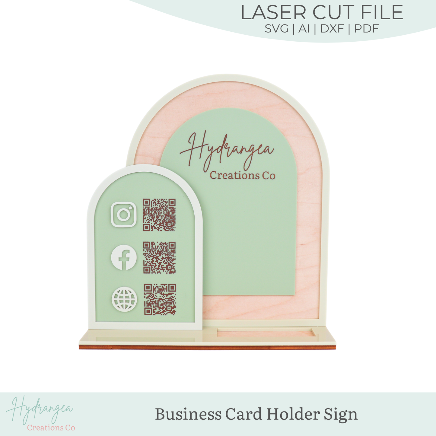 Business Card Holder | Laser Cut SVG File
