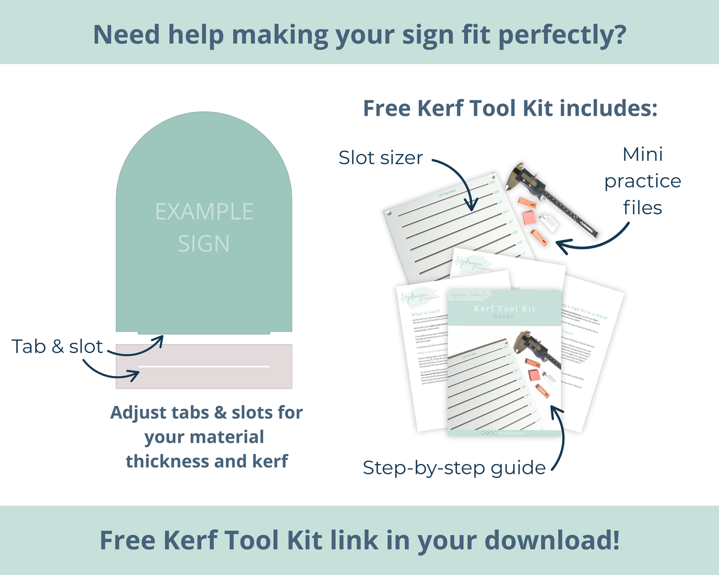 Wavy Drink Sign | Laser Cut SVG File