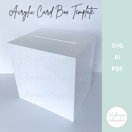 Acrylic Card Box | Laser Cut SVG File