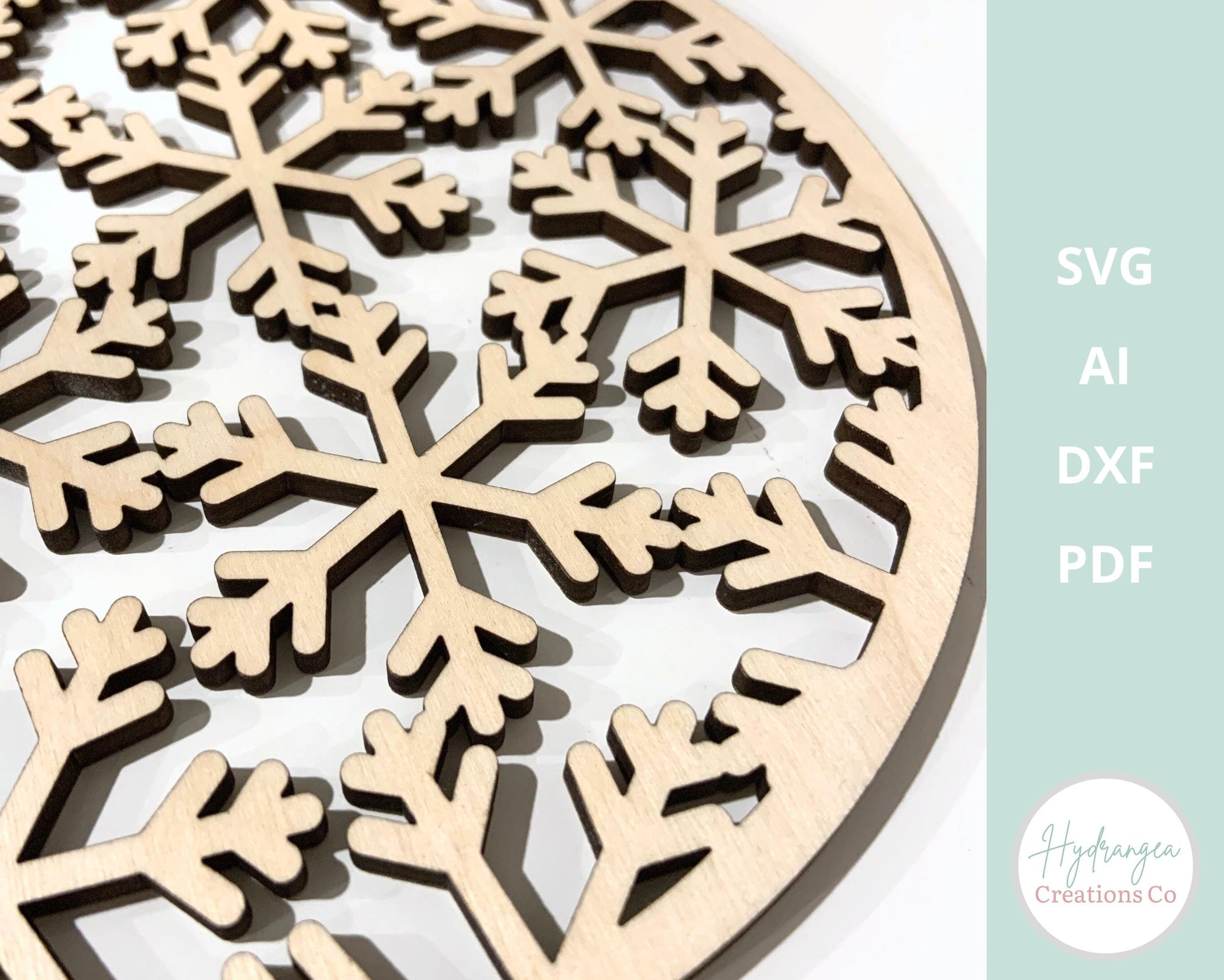 Christmas Snowflake Market QR Code Social Media Business Card Sign Laser SVG Cut File | Payment Scan to Pay Sign | Craft Show Display