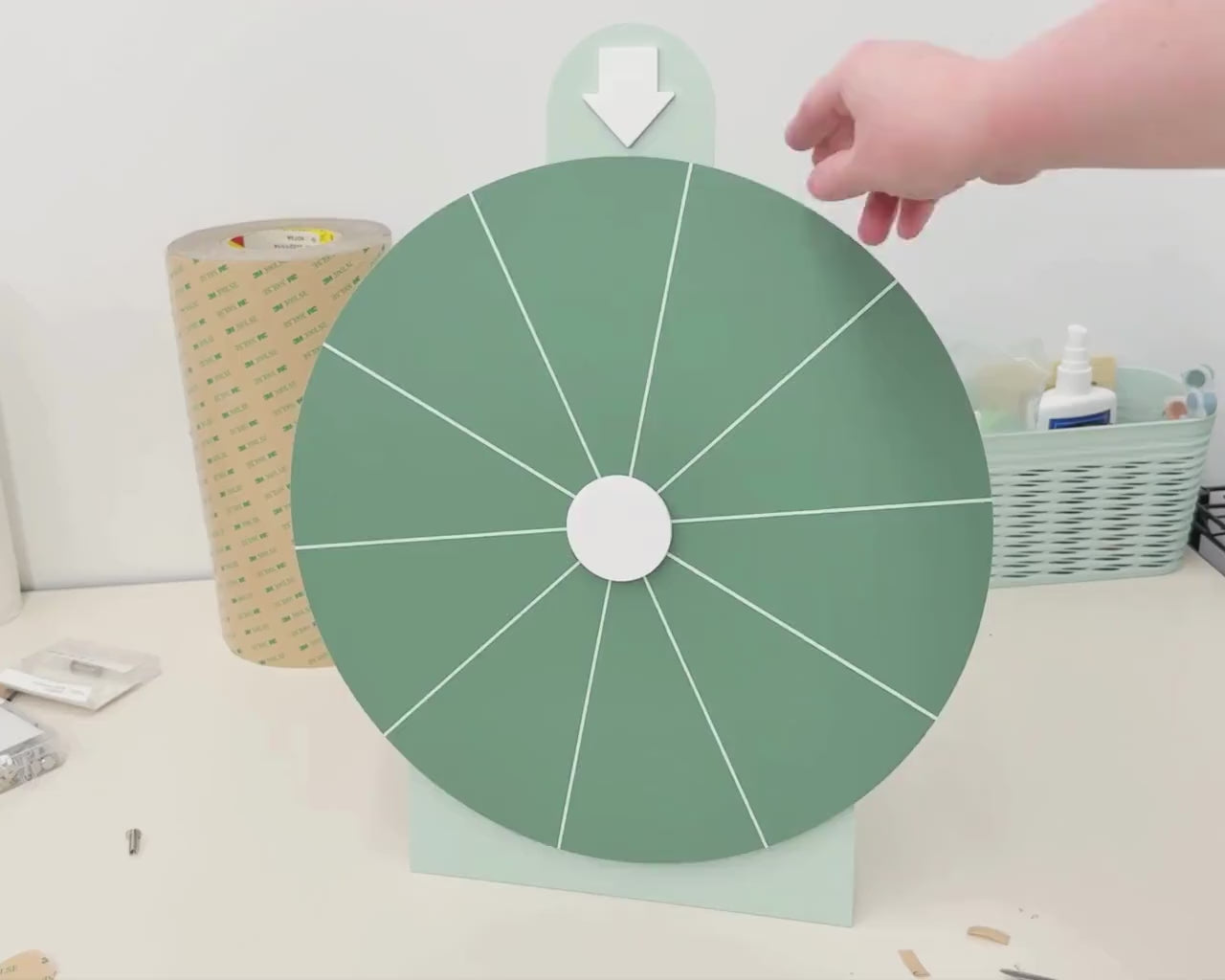 Spinning Wheel Laser Cut File SVG | Acrylic Prize Wheel | Spin the Wheel | Market Booth Display Craft Show | Event Game Digital Download