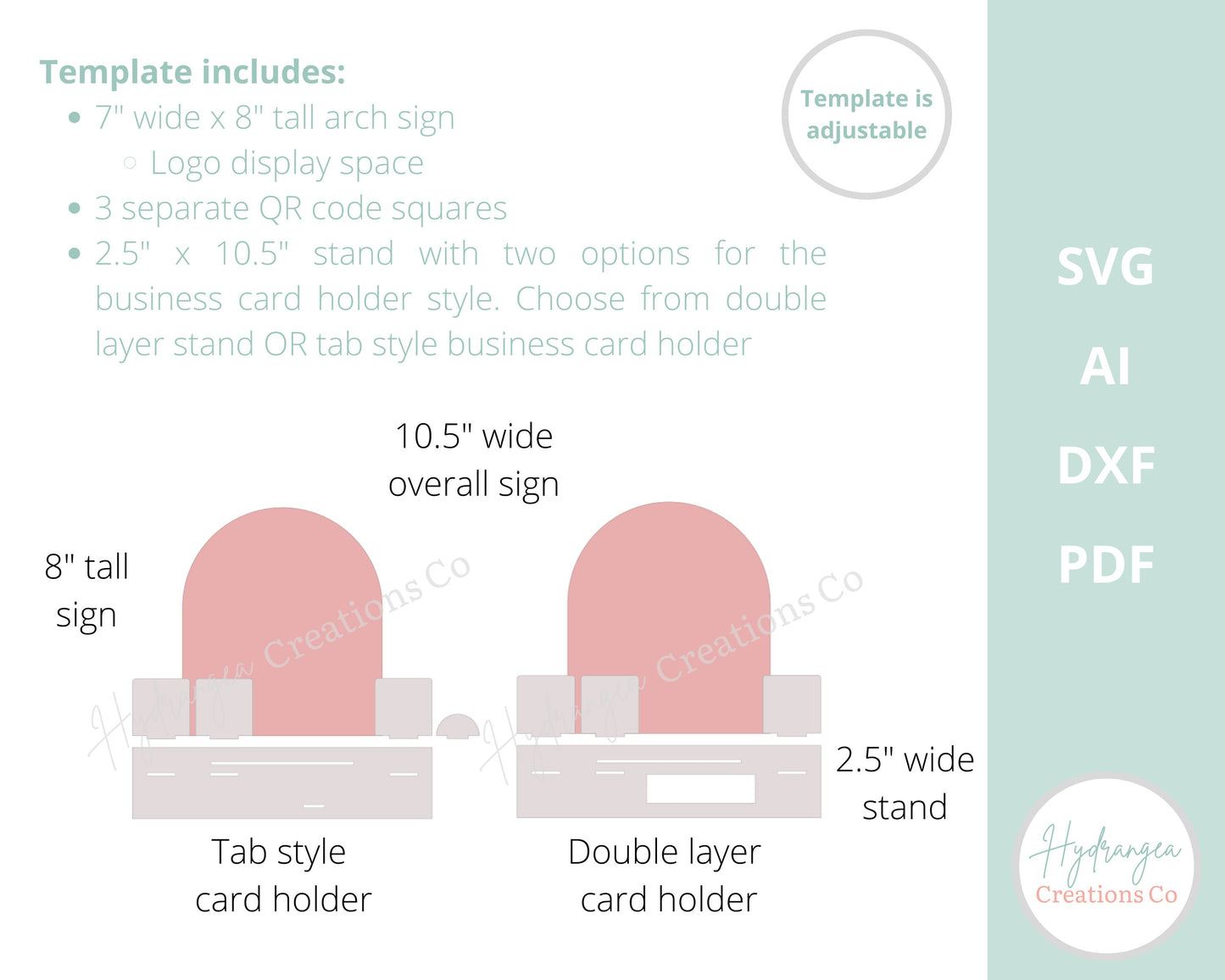 QR Code Social Media Sign Acrylic Laser SVG Cut File | Payment Scan to Pay Sign | Business Card Holder Station | Market Craft Show Display